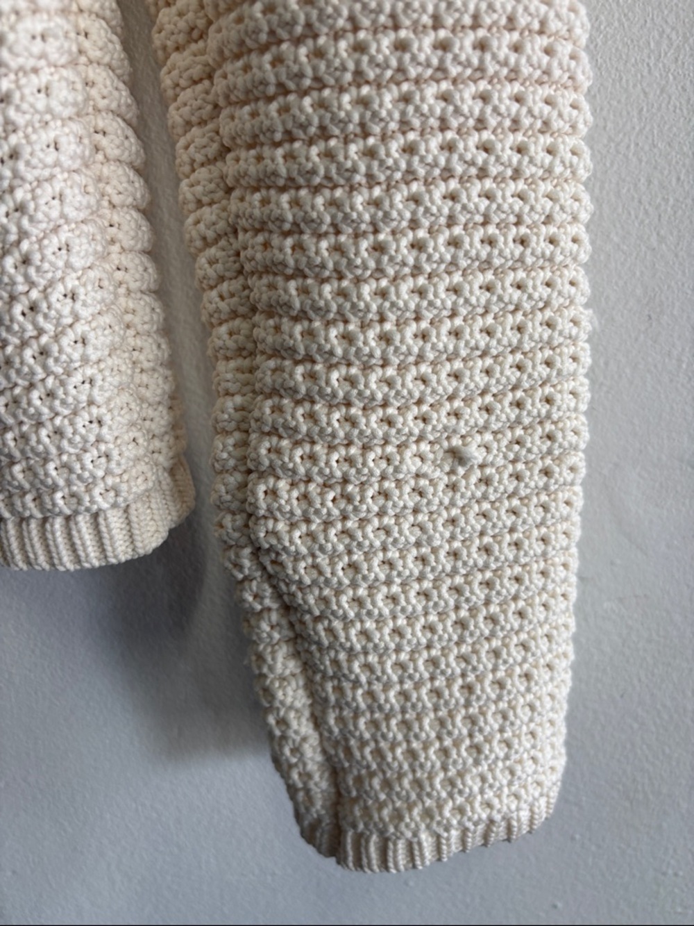 Talbots Cream Knit Button-Front Cardigan Jacket - Picture 5 of 10